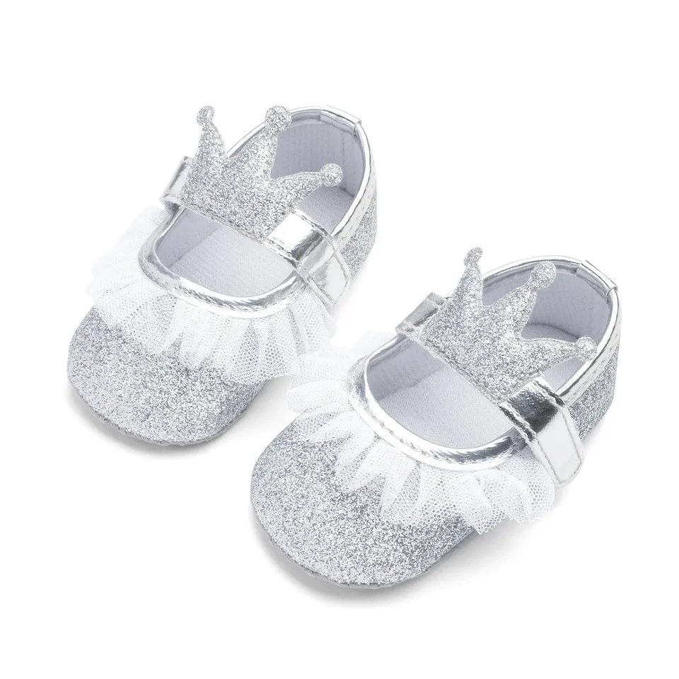 232292793-951514492 (1) Crown Party Soft Shoes GS006 - কিউট ক্রাউন প্রিন্সেস জুতা - Image 4