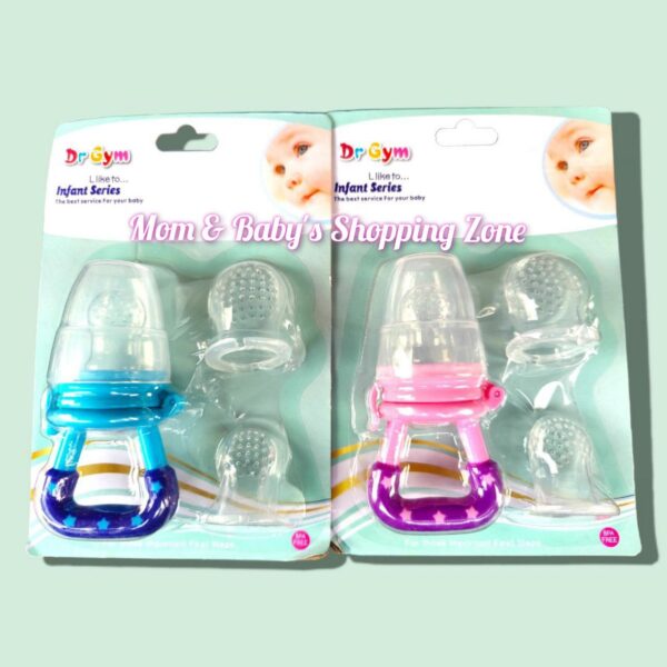 Fruit Pacifier সাথে ২ পিস এক্সট্রা নিপল সহ