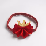 Big Crown Floral Baby Headband - বিগ ক্রাউন ফ্লাওয়ার ব্যান্ড