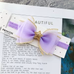 Golden Star Big Bow Party Headband - গোল্ডেন স্টার বিগ বো হেডব্যান্ড - Image 2