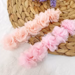 Delicate Chiffon Flower Baby Headband - শিফন ফ্লাওয়ার বেবি ব্যান্ড - Image 10