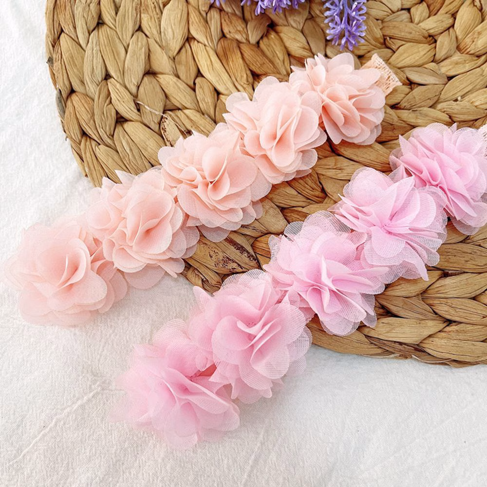 photo_2025-07-30_23-52-39 Delicate Chiffon Flower Baby Headband - শিফন ফ্লাওয়ার বেবি ব্যান্ড - Image 10