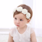 Delicate Chiffon Flower Baby Headband - শিফন ফ্লাওয়ার বেবি ব্যান্ড - Image 9