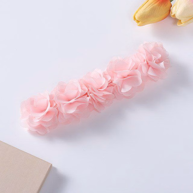 photo_2025-07-31_00-09-02 (3) Delicate Chiffon Flower Baby Headband - শিফন ফ্লাওয়ার বেবি ব্যান্ড - Image 7