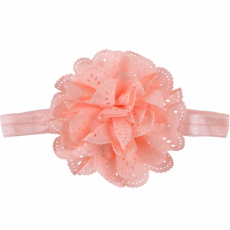 O6 Charming Dalia Flower Baby Headband - ডালিয়া ফ্লাওয়ার ব্যান্ড - Image 7