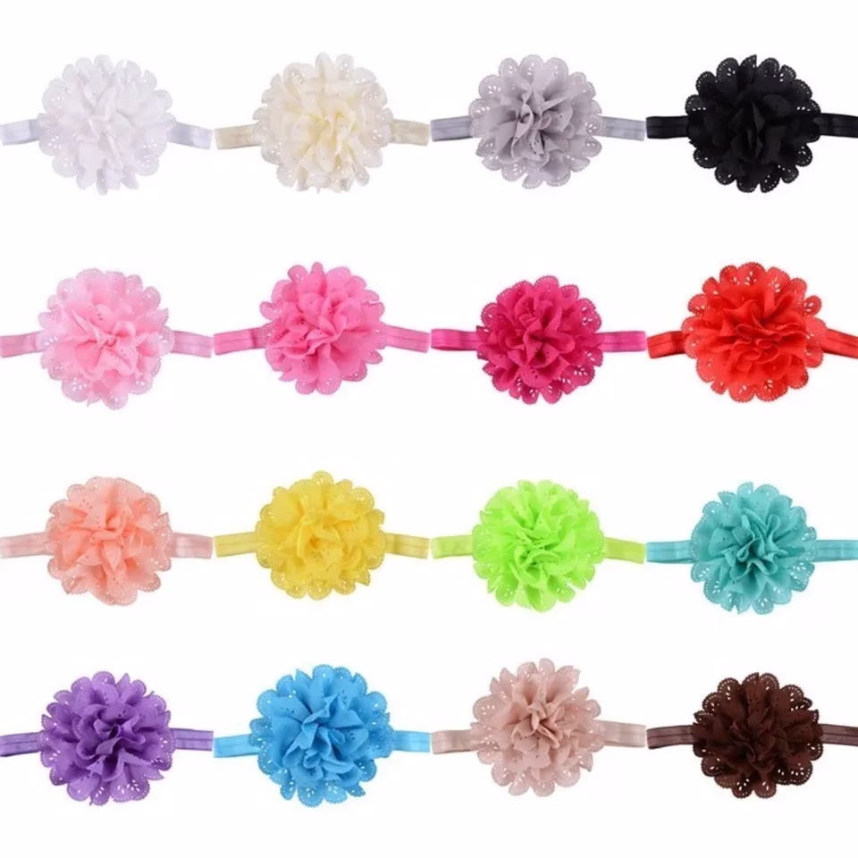 O8 Charming Dalia Flower Baby Headband - ডালিয়া ফ্লাওয়ার ব্যান্ড - Image 5