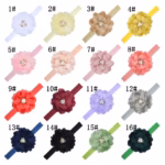 Pearl Stone Blossom Baby Headband - পার্ল স্টোন ব্লসম ব্যান্ড - Image 2