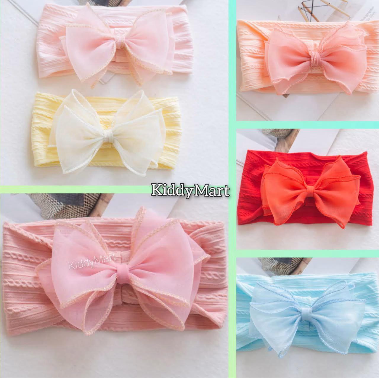 photo_2025-08-05_00-25-13 (3) Turban Organza Bow Soft Headband - টার্বান অরগাঞ্জা বো ব্যান্ড - Image 2