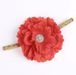 Dalia Stone Big Flower Baby Headband - ডালিয়া স্টোন ফ্লাওয়ার ব্যান্ড - Image 8